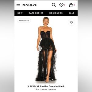X REVOLVE Bustier Gown in Black
For Love & Lemons